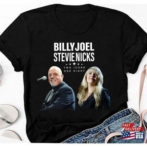 Billy Joel Stevie Nick Tour T-Shirt Shirt 90S Retro Unisex Classic